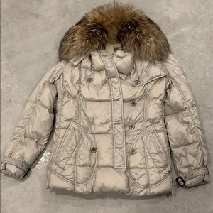 Burberry Women’s Puffer with Removable Fur Colllar